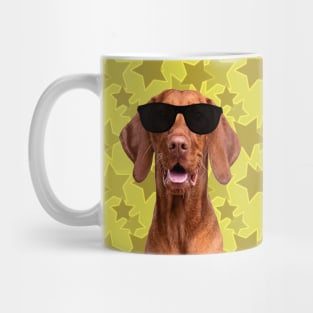 Cool Dog and Stars Mug